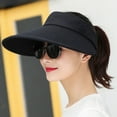 thumbnail image 5 of RUIG Ladies Summer Hats Sun Visor Hats For Women Large Brim Hat Large Brim Casual Peaked Cap Summer Beach Cap, 5 of 7