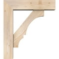 thumbnail image 3 of Ekena Millwork 7 1/2"W x 30"D x 34"H Balboa Block Smooth Bracket w/ Offset Brace, Douglas Fir, 3 of 25