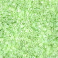 thumbnail image 2 of Miyuki Delica Seed Beads – Size 11/0 (1.6 mm), DB0237, Crystal/Light Green-Lined, 7.2 g, Approx. 1440 Beads, 2 of 7