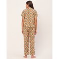 thumbnail image 4 of Moomaya Sleepwear, Printed Cotton Night Suits, 2 Pcs Kurta & Pajama Set For Womens Pjs, 4 of 9