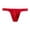Red, variant on KHONTS Thongs for Men Soft Comfy Low Waist Underwear Lace Mesh Breathable Briefs Red XL