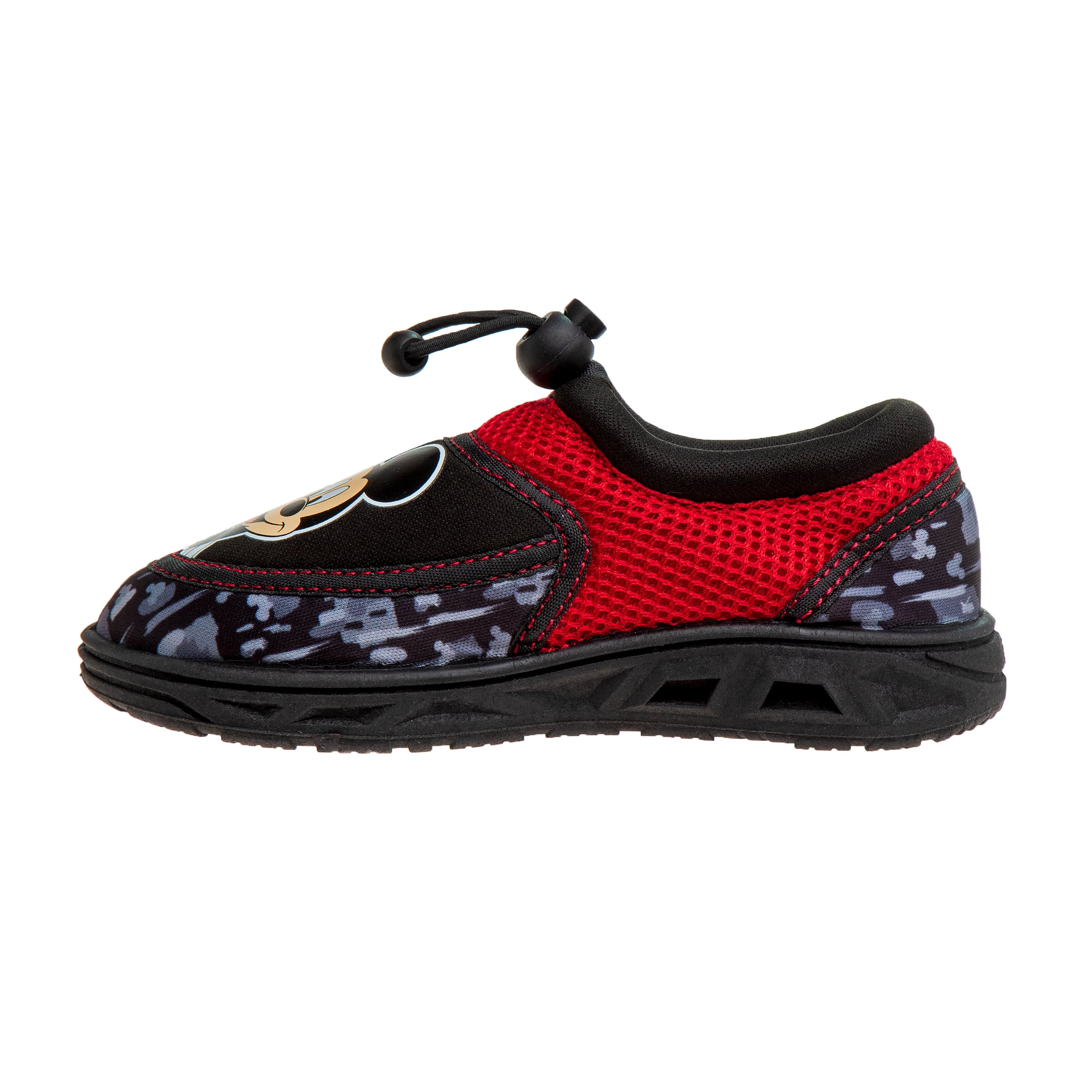 Disney Mickey Mouse Toddler Boys Water Shoes with Bungee Cord Closure