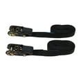 thumbnail image 1 of Correas de sujeción de trinquete Unique Bargains 2 Pcs 1 pulgada x 20 pies 1,764lb correas de sujeción para portaequipajes, motocicletas, camiones, remolques, negras, 1 of 7