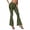 Green, variant on Womens Pants Carnival Sequined Scale Flare Trousers Elastic Waist Slim Fit Colorful Fish Scale Print Bootcut Pants With Pockets