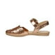 thumbnail image 3 of Ballerinas Mujer Juvenil Flores Casuales Oro Rosado 031B0D dorado 25 Incógnita 031B0D, 3 of 7