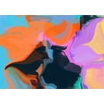 thumbnail image 2 of Orlov, Irena 14x11 White Modern Wood Framed Museum Art Print Titled - Color Burst Abstraction XIII, 2 of 4