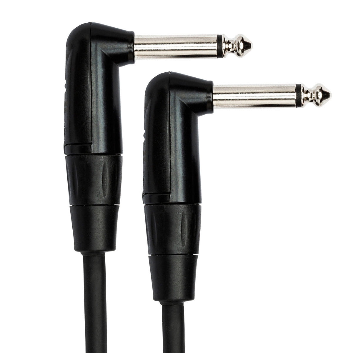 Hosa Technology REAN Right-Angle to Right-Angle Pro Guitar Patch Cable, 12"