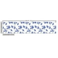 thumbnail image 3 of Floral Sofa Upholstery Fabric by the Yard, Monochromatic Romantic French Orchid Lilac Flower Bouquets Ornamental Pattern, Decorative Fabric for DIY and Home Accents, White Ceil Blue by Ambesonne, 3 of 5