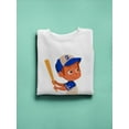 thumbnail image 3 of Young Boy Baseball Sweatshirt Women -SPIdeals Designs, Female Large, 3 of 4