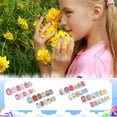 thumbnail image 5 of 4 sets Easter Fake Nails for Kids Short Full Cover False Nail,Stick on Nails for Children, 5 of 5