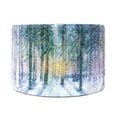 thumbnail image 2 of Wrapables Glitter Washi Masking Tape, 30mm x 3M, Snowy Forest, 2 of 4