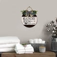 thumbnail image 2 of Eveokoki 12" The Laundry Room Loads of Fun Sign Rustic Wooden Plaque Wreaths for Wall Door Funny Decor Vintage Hanging Sign for Laundry Room Wash House Farmhouse, 2 of 5