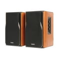 thumbnail image 2 of Edifier R1380T Powered Bookshelf Speakers, 2.0 Stereo Active Near Field Monitors, Studio Monitor Speaker, 42 Watts RMS - Wood (Pair), 2 of 6