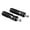 Black, variant on Universal Motorcycle Foldable Foot Pegs, Aluminum Alloy Round Spring Return Footrests, 8MM