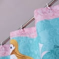 thumbnail image 2 of Greenland Home Fashions Mermaid Shower Curtain, 72" x 72", 2 of 6