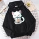 thumbnail image 2 of Sudadera con capucha de animales, zorro, gato, Boba Tea, sudadera con capucha, sudaderas con capucha Harajuku, suéteres kawaii para niños, sudaderas casuales, ropa para mujer, abrigos, 2 of 5