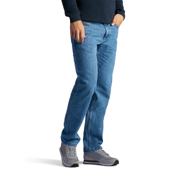 Lee Men's Regular Fit Straight Leg Stretch Jeans | lupon.gov.ph
