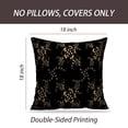 thumbnail image 2 of LALILO Throw Pillow Covers Damask Golden Black And Yellow Gold Cushion Cover 18" x 18", 1687 Pack, 2 of 6