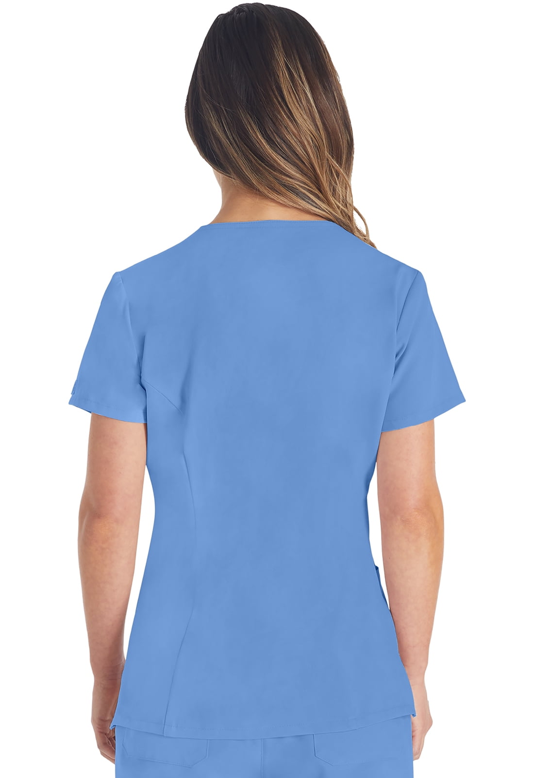 Dickies EDS Essentials Scrubs, V-Neck Womens Tops with Four-Way Stretch and Moisture Wicking DK615