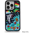 thumbnail image 3 of ZERO GRAVITY Fish Burger Phone Case for iPhone 14 & 14 Pro - Clear Phone Case with Embroidered Design, Shockproof Protective Clear Case with Raised Corners - Drop Tested, 360 Protection, 3 of 9
