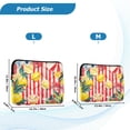thumbnail image 4 of FORMRS 13-13.3 inch Laptop Sleeve Case Soft Carrying Quilted Computer Bag Cover, Red Striped Lemon, 4 of 7
