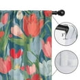thumbnail image 4 of Blackout Kids Curtains,Pioneer Flower Childrens Insulated Curtains Set Of 2,Bedroom Essentials,Toddler Room Decor 52x84in(132x213cm), 4 of 4