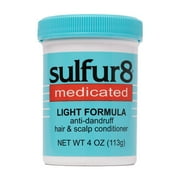 Sulfur8 Medicated Moisturizing Light Formula Anti-Dandruff Hair & Scalp Daily Conditioner, 4 oz
