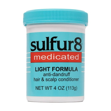 Sulfur8 Medicated Moisturizing Light Formula Anti-Dandruff Hair & Scalp Daily Conditioner, 4 oz
