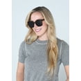 thumbnail image 5 of Foster Grant Women's Oversized Tortoise Fashion Sunglasses Brown, 5 of 5