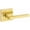 Satin Brass, variant on Kwikset 730Hflsqtv1 Halifax Privacy Door Lever Set - Brass