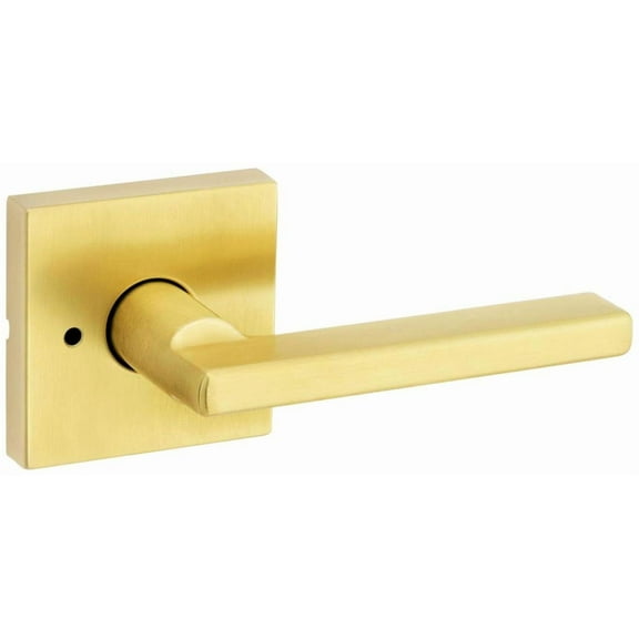 Kwikset 730Hflsqtv1 Halifax Privacy Door Lever Set - Brass