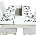 thumbnail image 4 of Pandas 12×18 inch Placemats Heat Resistant Washable Foldable Rectangular Placemats Set Decoration Indoor Outdoor for Kitchen Dining Table 6PCs, 4 of 8
