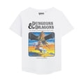thumbnail image 1 of Dungeons & Dragons - Camiseta Expert Rule Book para Mujer (Blanco Retro), 1 of 4