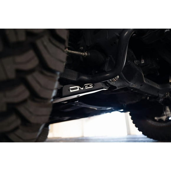 Fits 2022-2024 Toyota Tundra DV8 Offroad Skid Plate SPT2-01 Front Lower Control Arm; Powder Coated; Black; Steel; Set Of 2