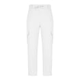 thumbnail image 3 of Akiihool Loose Cargo Pants for Men Men’s Casual Trousers Elastic Loose Fit Winter Pants White,L, 3 of 5