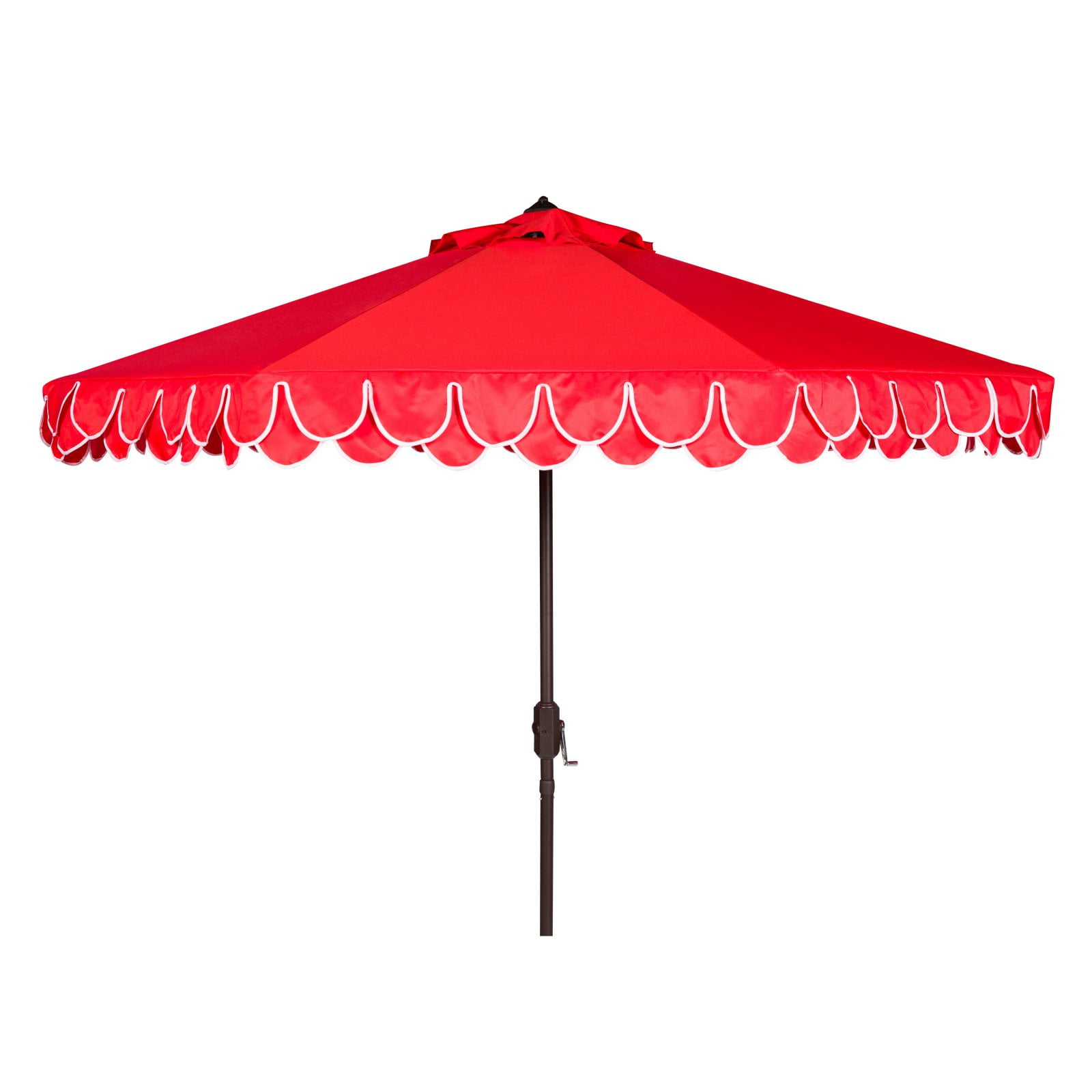 Safavieh Elegant Outdoor 9' Valance Umbrella, Multiple Colors by Safavieh