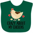 thumbnail image 3 of Inktastic Cute Chicken Farming Boys or Girls Baby Bib, 3 of 4