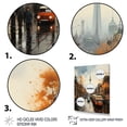 thumbnail image 3 of Designart "Skyline In Germany Berlin wall decor II" Germany Floater Framed Canvas Wall Art, 3 of 7