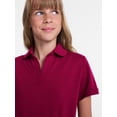 thumbnail image 3 of Weekend Academy Girls French Terry Pleated Polo Dress, Sizes 4-18, 3 of 4