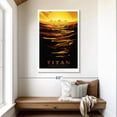 thumbnail image 2 of Elephant Stock Titan Retro Print Wall Art - Vertical Canvas Wall Art - Living Room Wall Decor - Astronomy & Space Canvas - Black And Orange Decor By Nasa - 32" x 48", 2 of 8