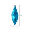 thumbnail image 3 of Vickerman M183112S 8 in. Turquoise Shiny Swirl Finial Ornament  6 per Bag, 3 of 3
