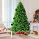 thumbnail image 4 of Adornos navideños, 4 bolas navideñas flocadas, juego de decoración navideña. Varios estilos de adornos para árboles de Navidad que también se pueden usar para otras fiestas., 4 of 5