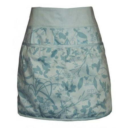 A Greener Kitchen AP023 Organic Cotton Half Apron - Whispering Grass Pale Aqua