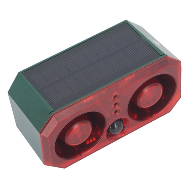 Luz Estroboscópica Con Sensor De Movimiento, Alarma Con Sensor De Movimiento Solar, Amplia Aplicación, Compatible Con Grabación, 4 Modos Para Granja De Granero Al Aire Libre