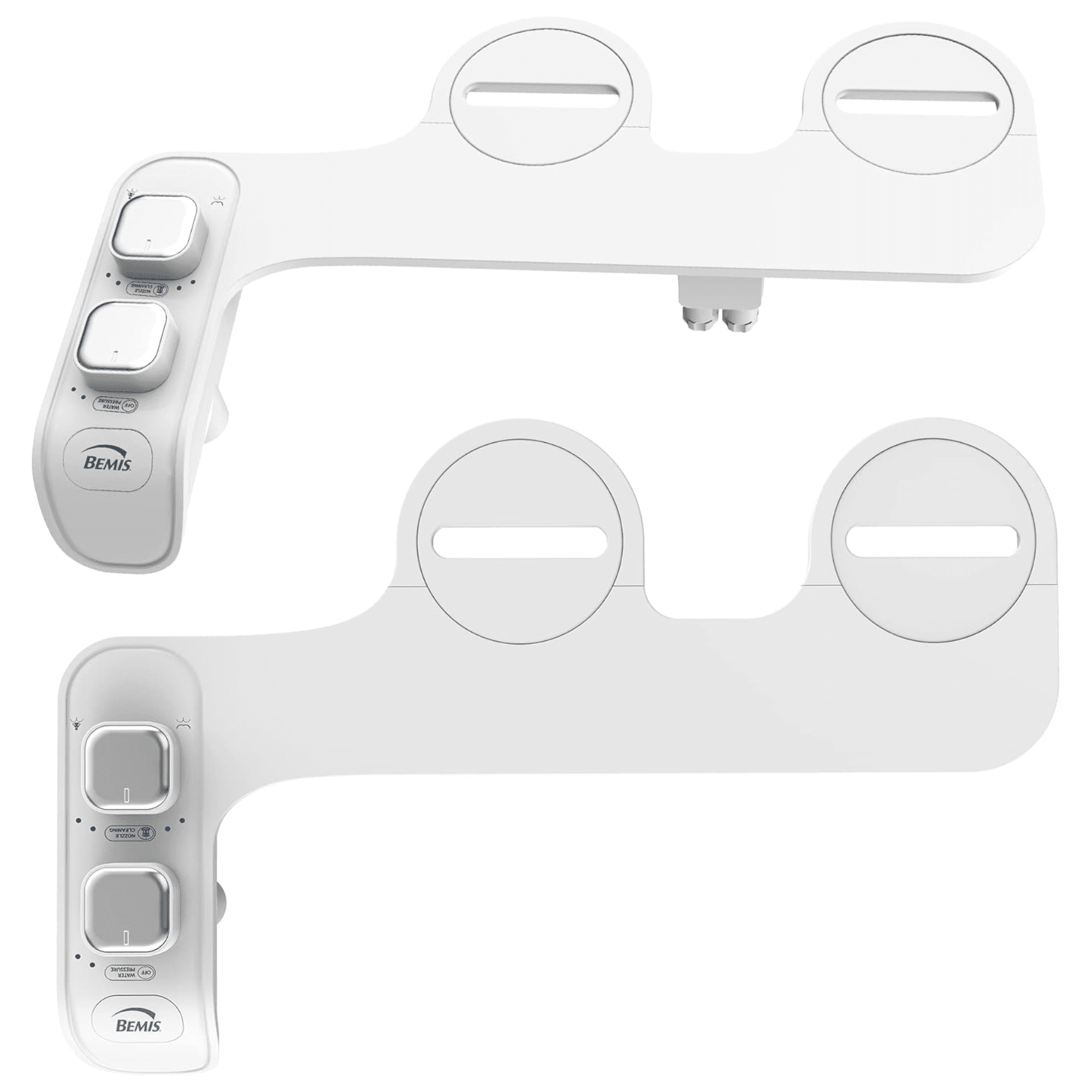 Bemis WS100 Wellspring Bidet Attachment, Fresh Water Spray, Non Electric, Easy to Install, White Toilet Seat