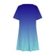 thumbnail image 4 of Vestido de Manga Corta para las Mujeres Casual Impreso Cuello Redondo, Vestido de las Señoras para la Primavera Y el Verano de Uso Diario, 4 of 9