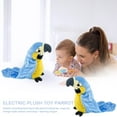 thumbnail image 4 of fankhu Cute Talking Sound Parrot Waving Wings Electric Parrot Stuffed Plush Kids Toys, 4 of 5
