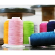 خيط خياطة متعدد الأغراض من البوليستر من Threadart - 600 متر - 50S/3 - أسود - رقم 102