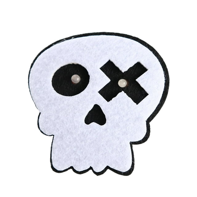 Brooch Halloween Light-up Pumpkin Ghost Brooch Spooky Flashing Decoration for Festive Atmosphere Party Props