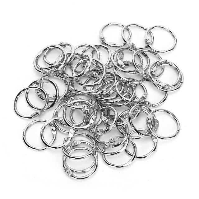 Fdit Book Hinged Rings, Ring Binder, Smooth Hole Punch Album Split S-type Buckle For Crapbook Pages Documents